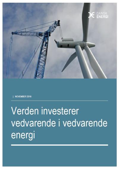 Verden investerer vedvarende i vedvarende energi